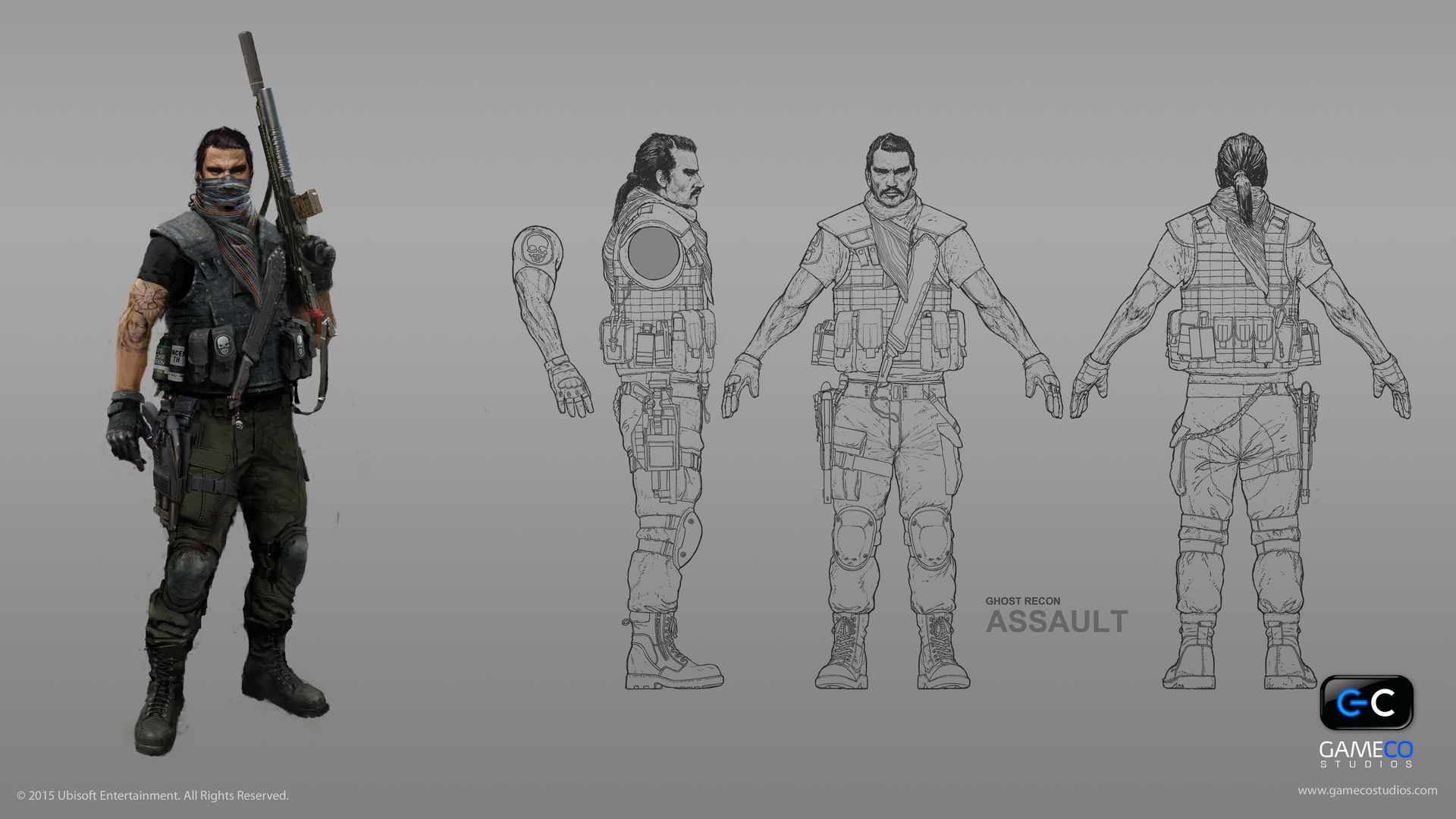 Ghost Recon Wildlands character concept - Assault